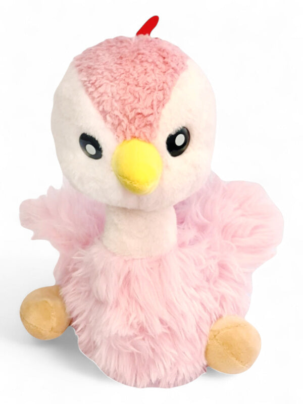 Kids Soft Toy - Chicken, Pink, ±27×20 cm - Image 2