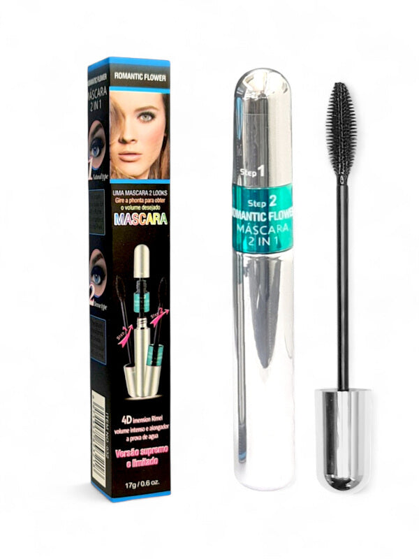 Romantic Flower - 2-in-1 Mascara, Black, 17 g - Image 2