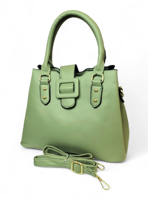Ladies Bag - Olive Green, Strap Included, ±21×29 cm - Image 2