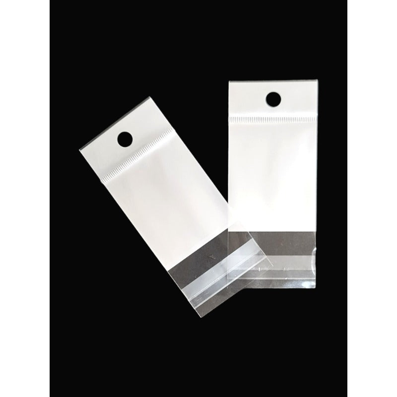 PVC BAG - WHITE ±4.5×10 Cm - Thickness 40 Microns ±100-Piece - Image 2