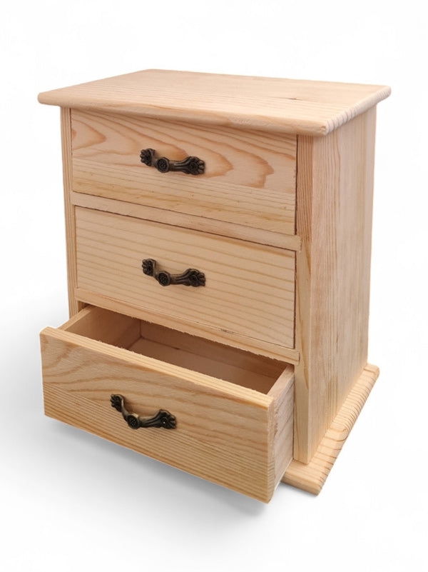 Wooden Craft Drawers ±16×11×17 cm - Image 2