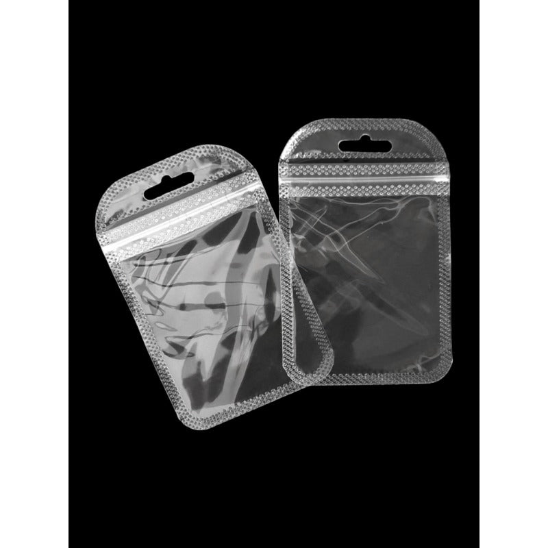 PP CLEAR Ziplock BAG - Transparent - Outside ±7×11 Cm - Inside ±6×8 Cm - Thickness 60 Microns ±50-Piece - Image 2