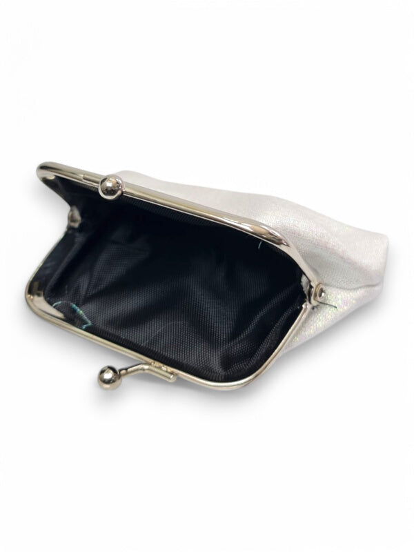 PURSE - WHITE Shimmer - ±7.5×9.5×2 Cm - Image 2