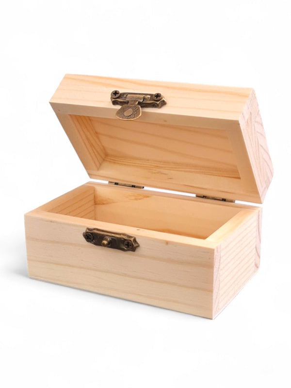 Wooden Craft Box ±9×5×5.5 cm - Image 2