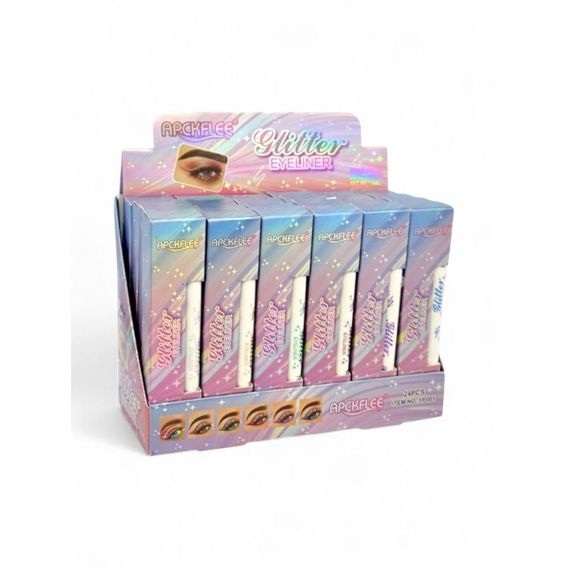 Apckflee - Glitter Eyeliner, Waterproof And Long Lasting, Pink, 1.8 ml - Image 3
