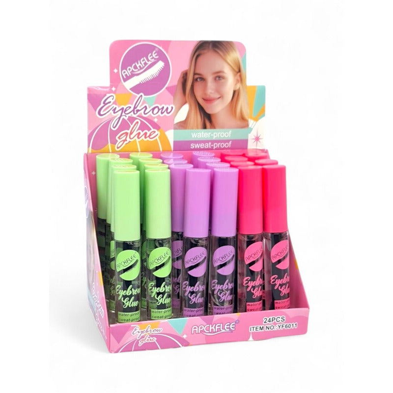 Apckflee - Eyebrow Glue, Waterproof And Sweatproof, Pink, 8 ml - Image 3