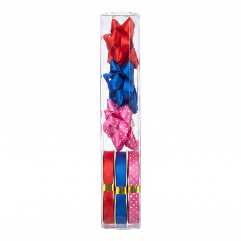 Gift Bows (5 cm) & Ribbon (1.5 cm x 3 m) Set - Image 3