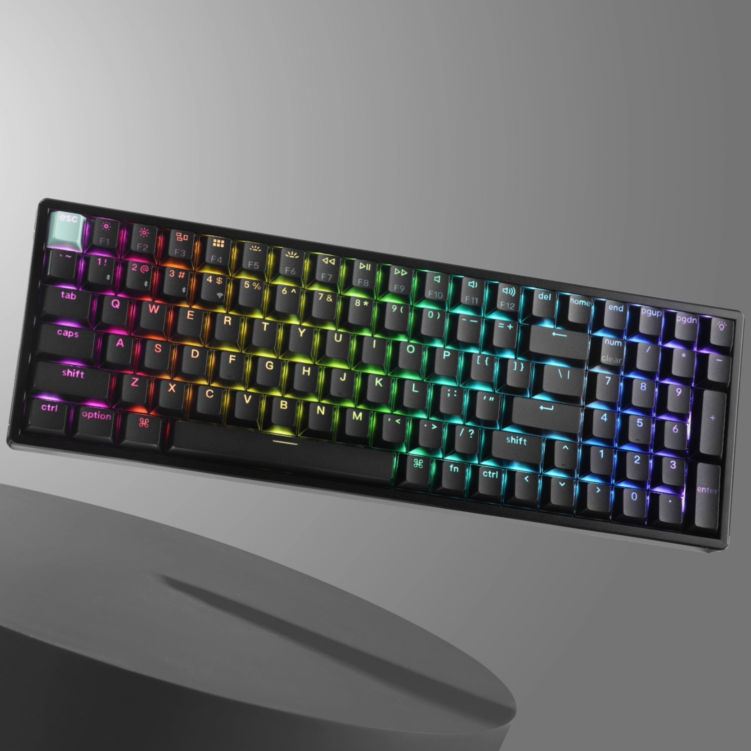 Keychron K4 HE 96% Magnetic Switch Hot-Swap RGB Wireless Keyboard – Black - alternate product view 9
