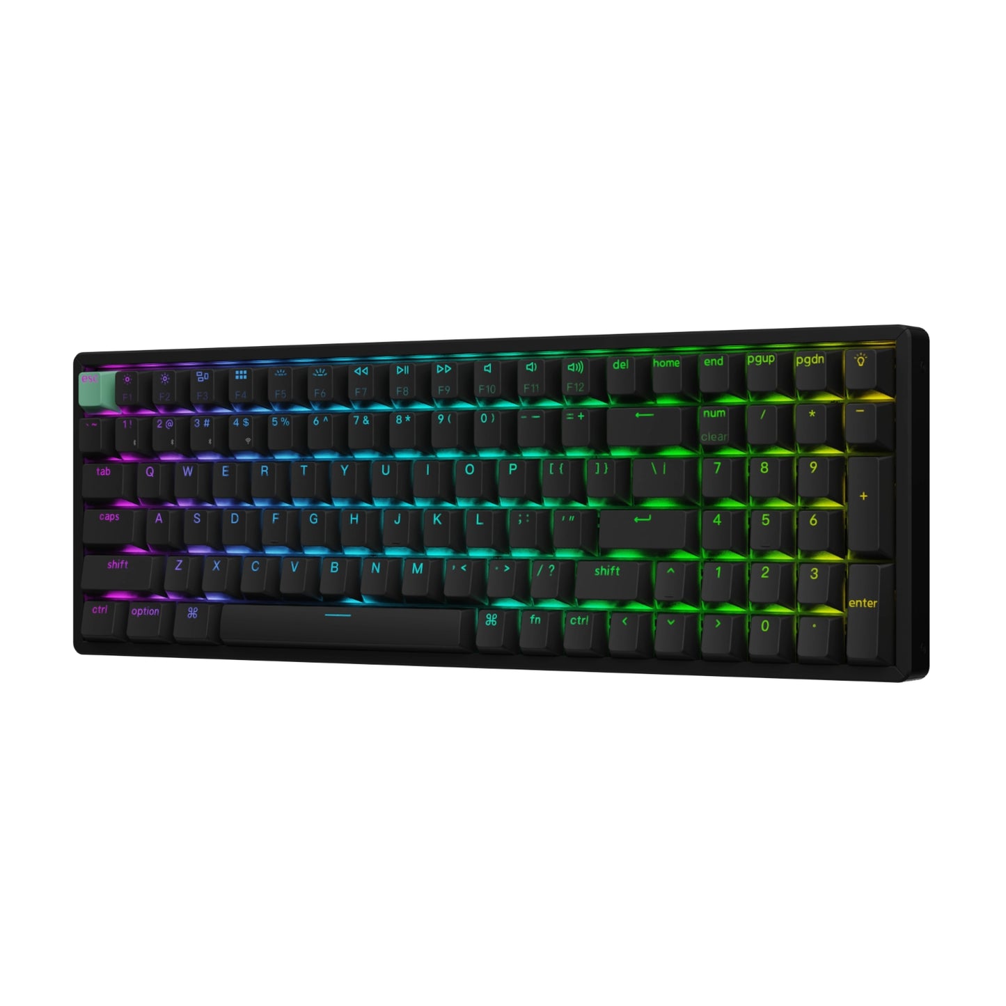 Keychron K4 HE 96% Magnetic Switch Hot-Swap RGB Wireless Keyboard – Black - alternate product view 2
