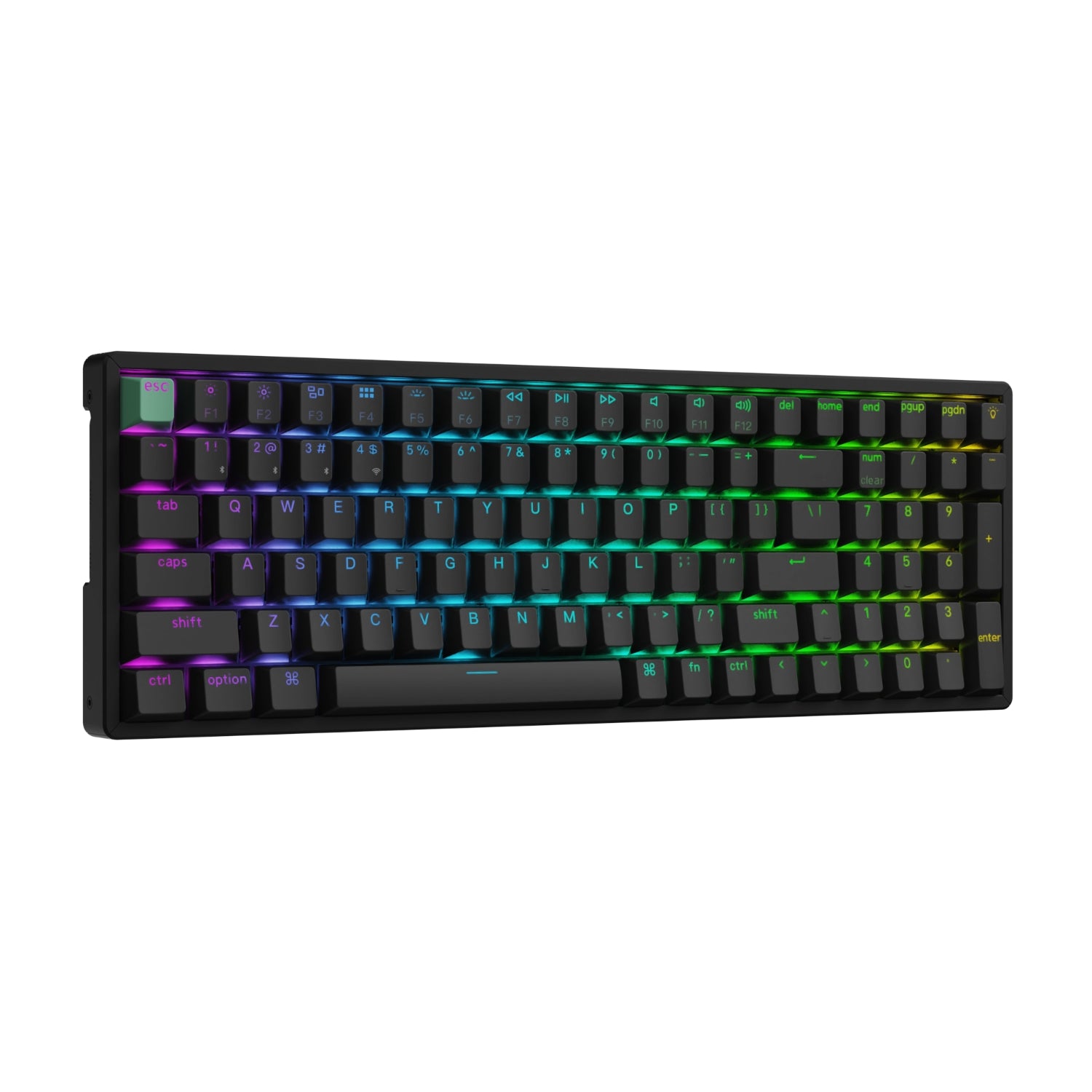 Keychron K4 HE 96% Magnetic Switch Hot-Swap RGB Wireless Keyboard – Black - alternate product view 4
