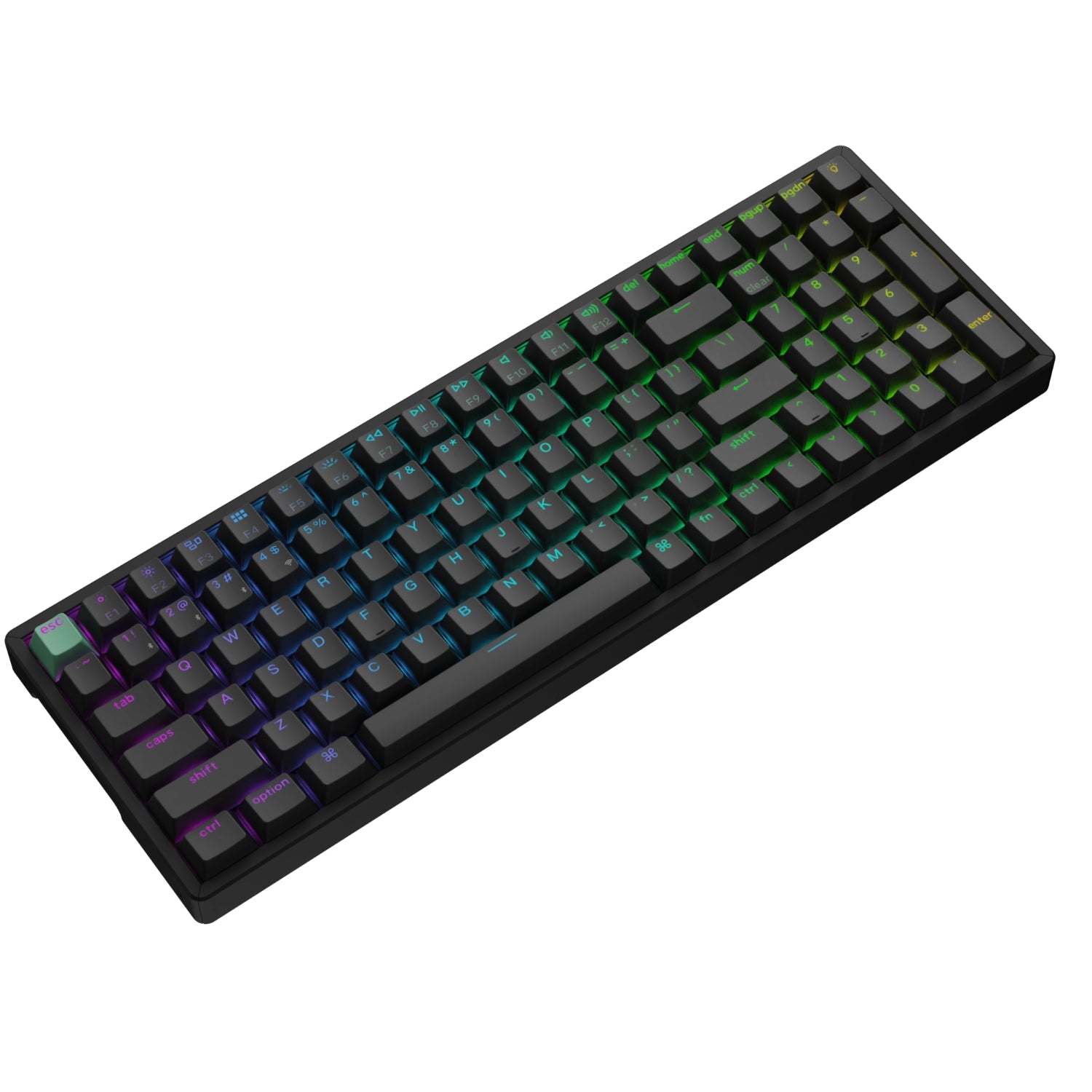 Keychron K4 HE 96% Magnetic Switch Hot-Swap RGB Wireless Keyboard – Black - alternate product view 5