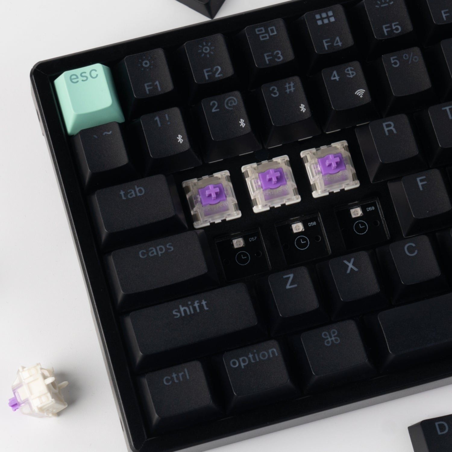 Keychron K4 HE 96% Magnetic Switch Hot-Swap RGB Wireless Keyboard – Black - alternate product view 7