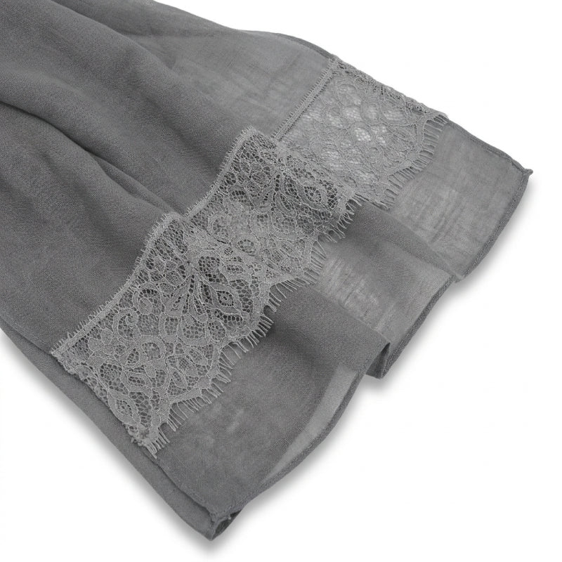 Scarf - Grey, ±190×60 cm - Image 4