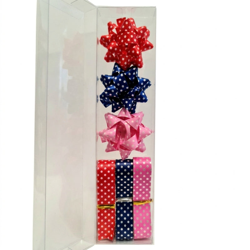 Gift Bows (5 cm) & Ribbon (1.5 cm x 3 m) Set - Image 4