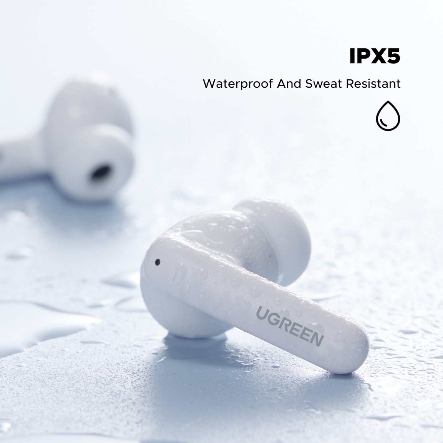 Ugreen EchoBuds Magic Wireless (In-Ear Earphones)–White - alternate product view 4