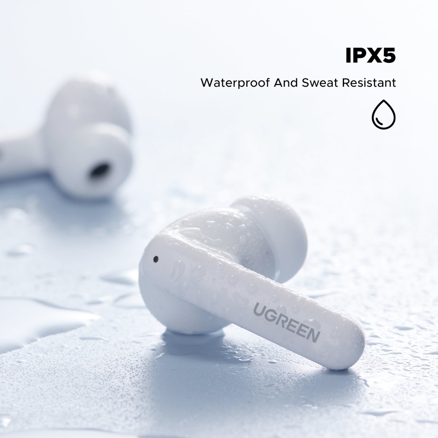 Ugreen EchoBuds Magic Wireless (In-Ear Earphones)–White - alternate product view 4