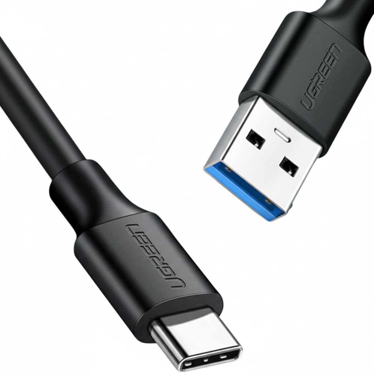 Ugreen Type-C to USB-A 3.0 Cable 1.5m – Fast Charging 3A, 5Gbps Sync – Black - alternate product view 2