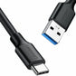 Ugreen Type-C to USB 3.0 Cable 2m – Fast Charging 3A, 5Gbps Sync – Black - alternate product view 2