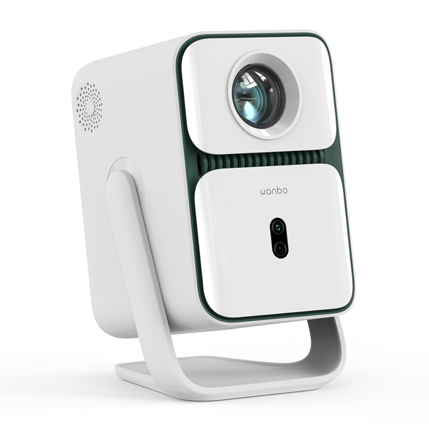 WANBO T2 Ultra – 1080P 500ANSI Android 11 Smart Home Theatre Projector – White - alternate product view 2