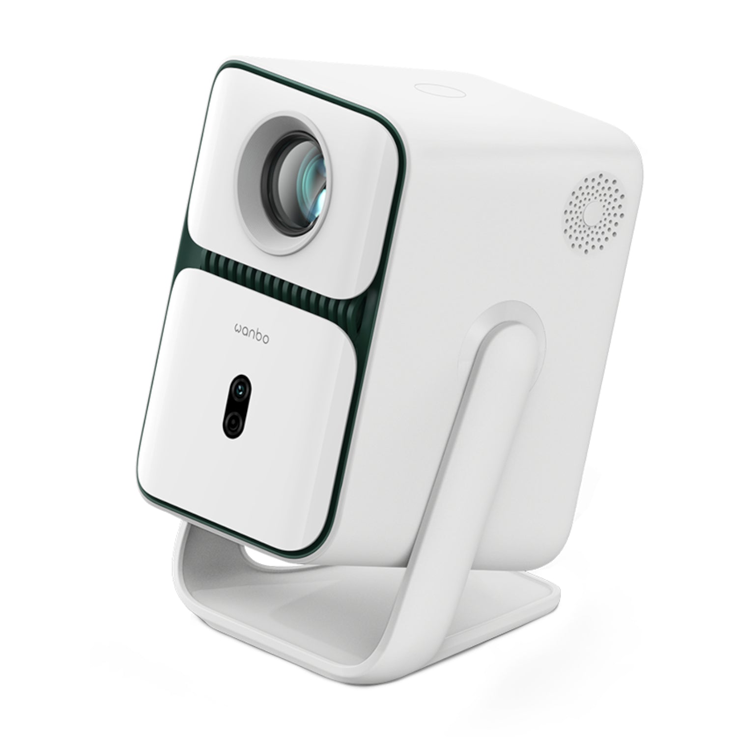 WANBO T2 Ultra – 1080P 500ANSI Android 11 Smart Home Theatre Projector – White - alternate product view 3