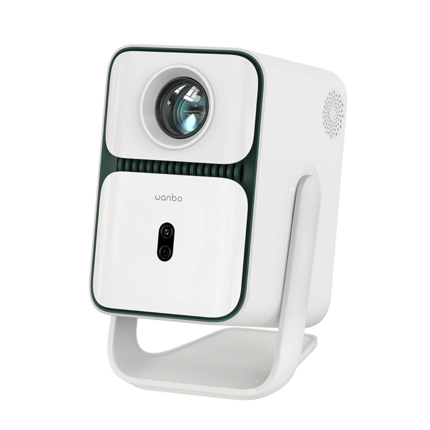 WANBO T2 Ultra – 1080P 500ANSI Android 11 Smart Home Theatre Projector – White - alternate product view 4