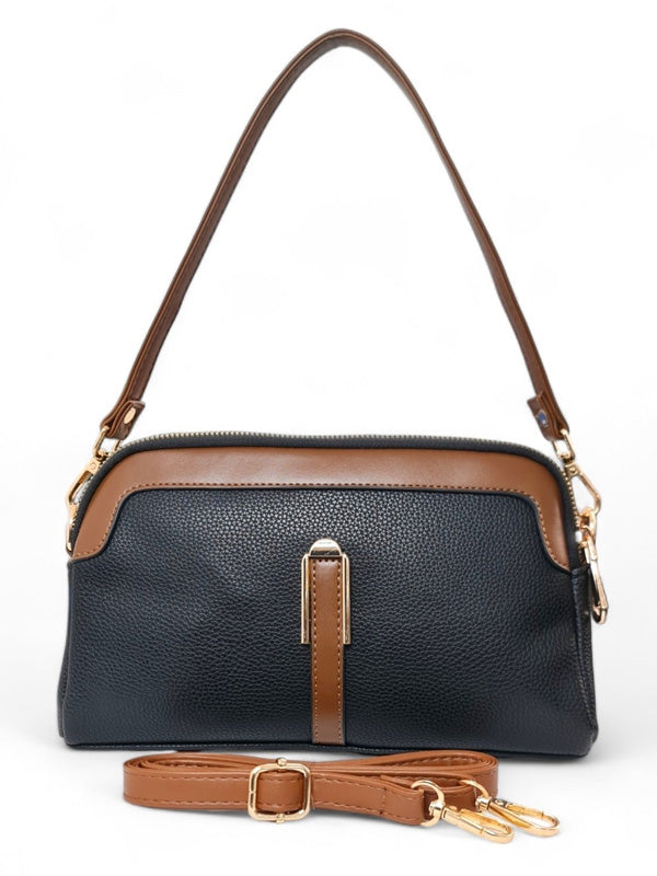 Ladies BAG - BLACK - Straps Included - ±17×26 Cm - Image 2