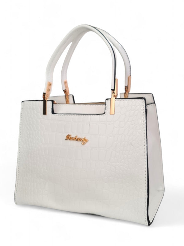 Ladies BAG - WHITE ±21×29×11.5 Cm