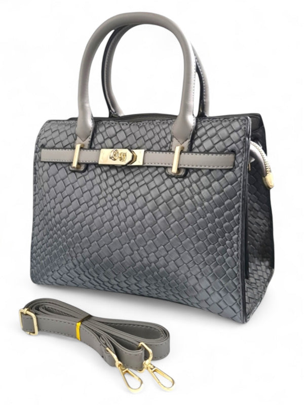 Ladies BAG - GREY ±21×28×11 Cm