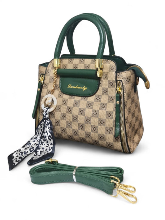 Ladies BAG - GREEN ±20×24×12 Cm