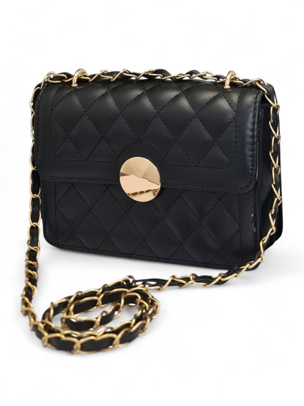 Ladies BAG - BLACK ±15×20×6.5 Cm