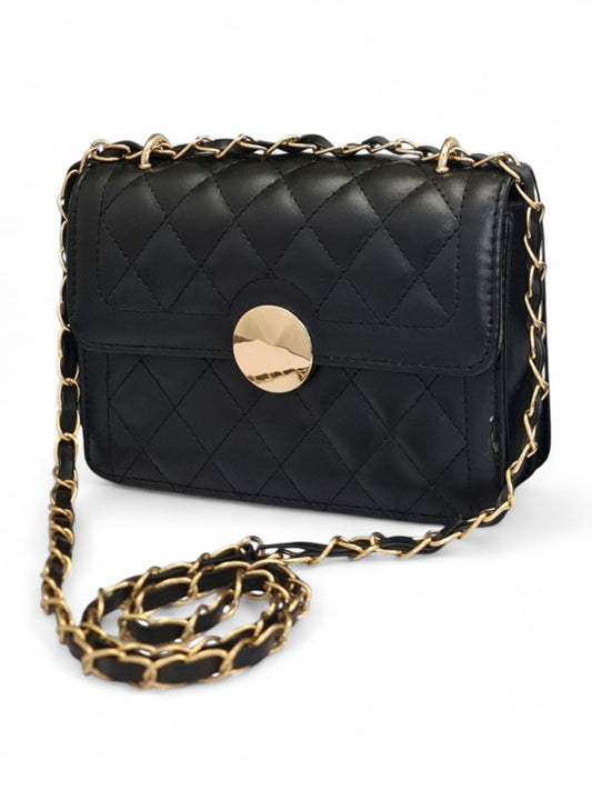 Ladies BAG - BLACK ±15×20×6.5 Cm