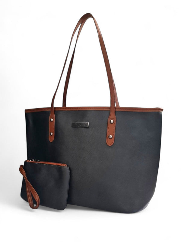 Ladies BAG - BLACK ±26×40×14 Cm