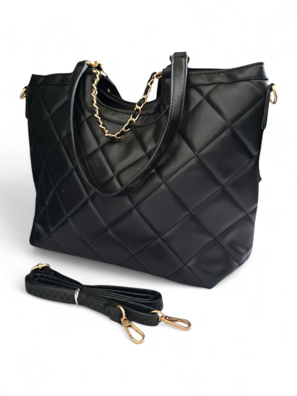 Ladies BAG - BLACK ±30×42×11.5 Cm