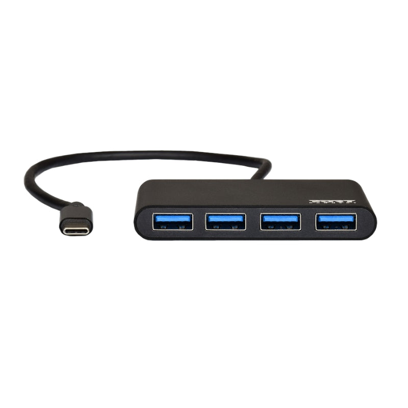 Port USB Type-C to 4 x USB3.0 5Gbps 30cm 4 Port Hub - Black - alternate product view 3
