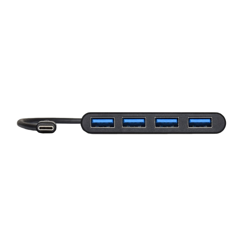 Port USB Type-C to 4 x USB3.0 5Gbps 30cm 4 Port Hub - Black - alternate product view 4