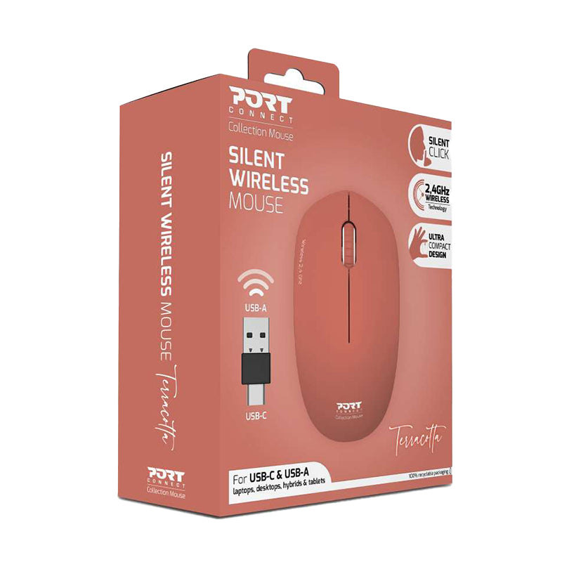 Port Connect MOUSE COLLECTION II WIRELESS Terracota - alternate product view 7