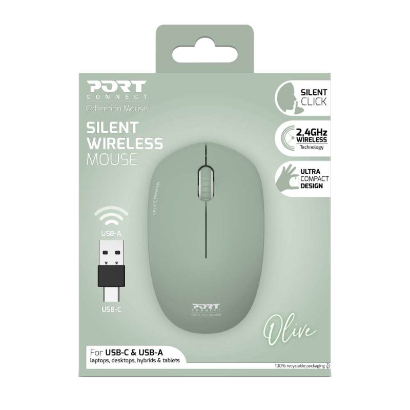 Port Connect MOUSE COLLECTION II WIRELESS Olive - alternate product view 5