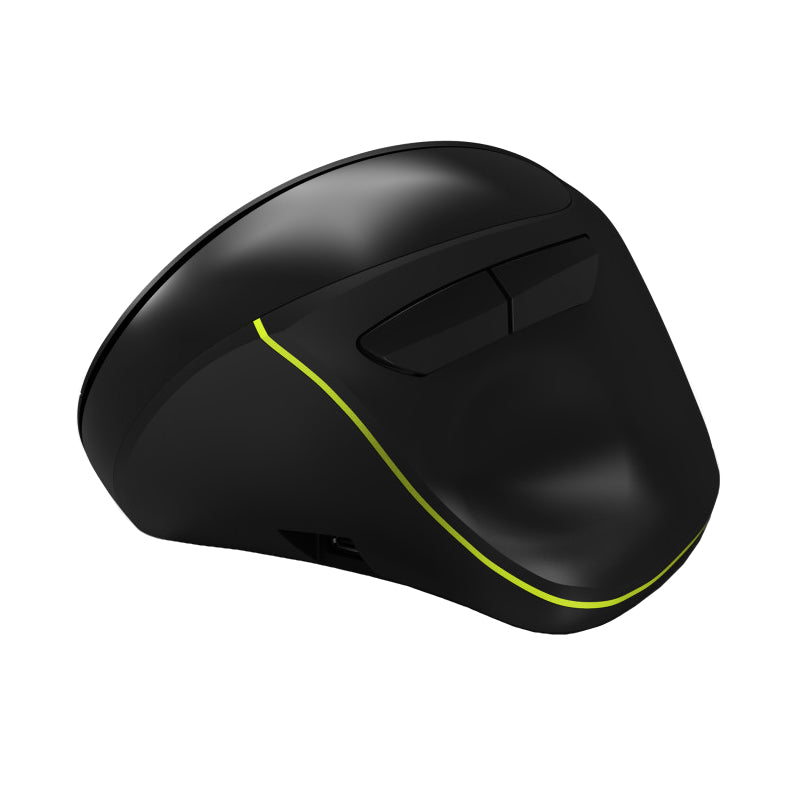 Port Connect Wireless Rechargeable Ergonoc Mouse Bluetooth - Black - alternate product view 4