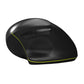Port Connect Wireless Rechargeable Ergonoc Mouse Bluetooth - Black - alternate product view 5
