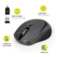 Port Connect Silent 1600DPI 3 Button Wireless Mouse - Black - alternate product view 3