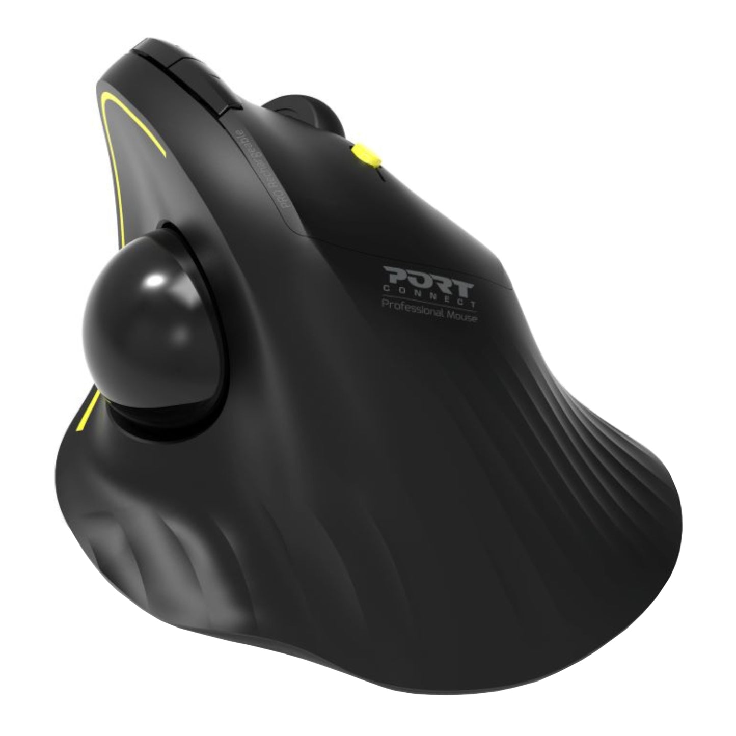 Port Connect Bluetooth + Wireless Rechargeable Ergonomic Trackball Mouse - alternate product view 2