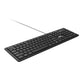 Port Connect Tough Office USB Keyboard - Black - alternate product view 2