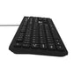 Port Connect Tough Office USB Keyboard - Black - alternate product view 3