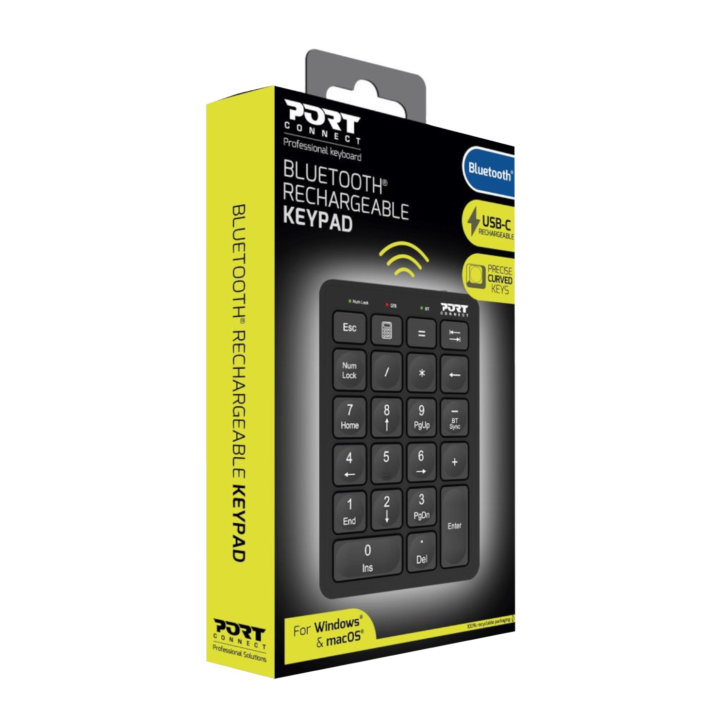 Port Connect Bluetooth Rechargeable Keypad - alternate product view 6
