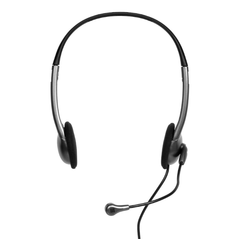 Port Stereo Headset with Mic with 1.2m Cable / 1 x 3.5mm / Volume Controller - Black - alternate product view 2