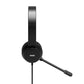 Port Connect USB Headset 1.8m Cable with Mic and Padded/Soft Cushions Black - alternate product view 2