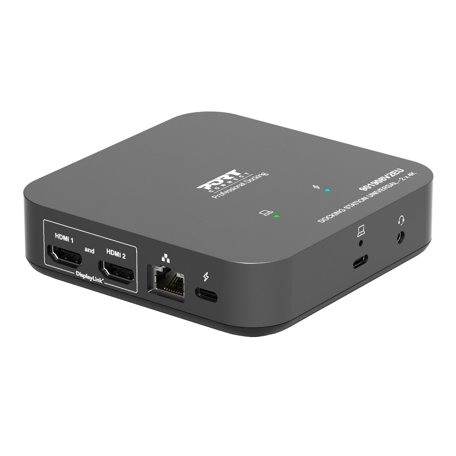 Port Connect Multi-port USB Type-C 2x4K Office Docking Station - alternate product view 2