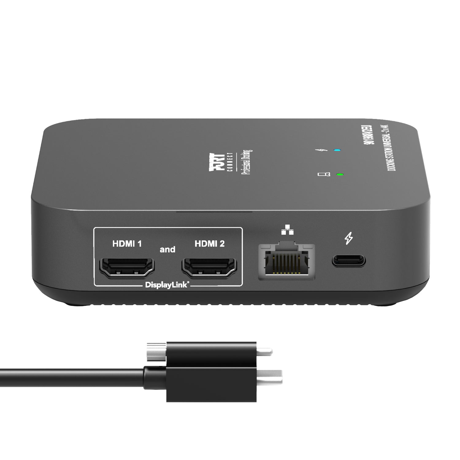 Port Connect Multi-port USB Type-C 2x4K Office Docking Station - alternate product view 3