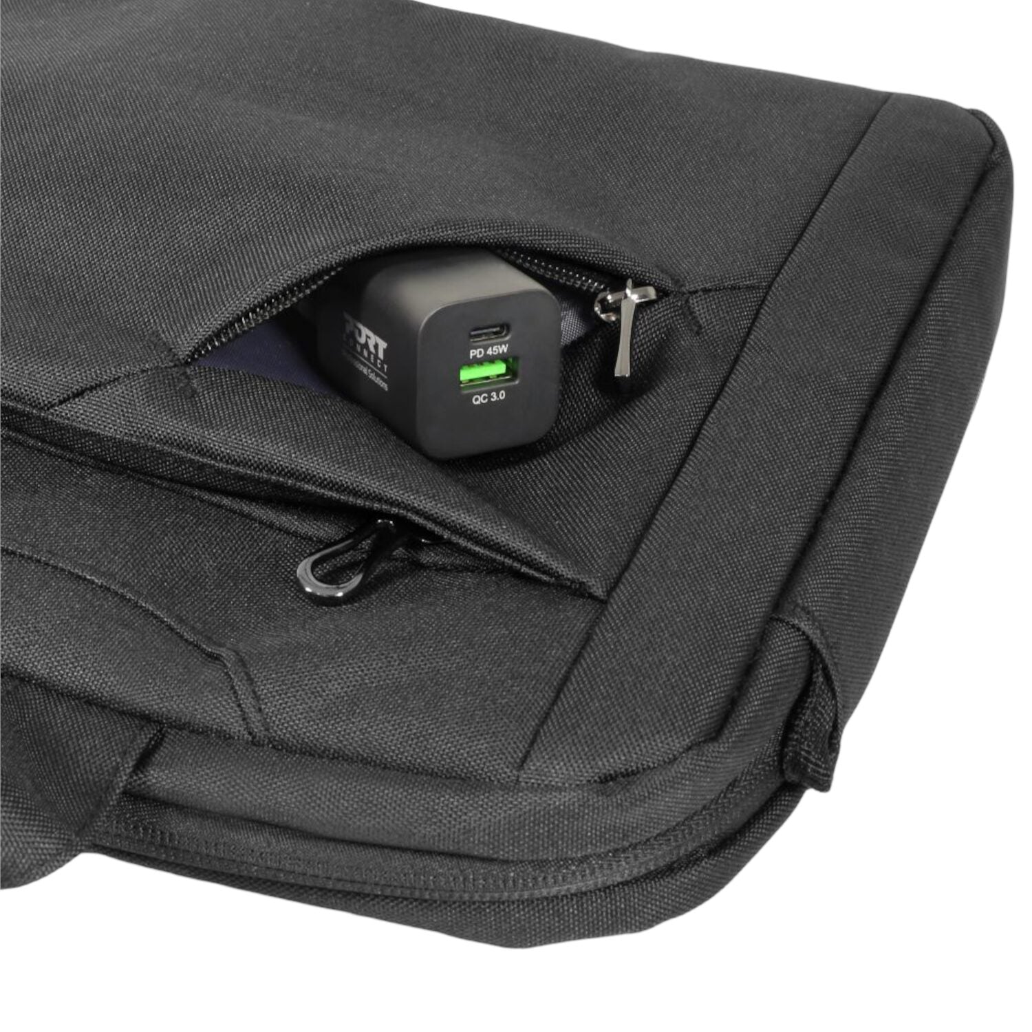 Port Designs SYDNEY Eco 15.6” Laptop Bag - Black - alternate product view 5