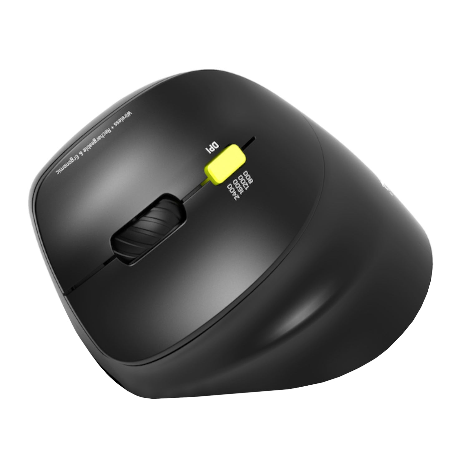 Port Connect Ergo Shape Rechargeable Wireless Mouse - alternate product view 3